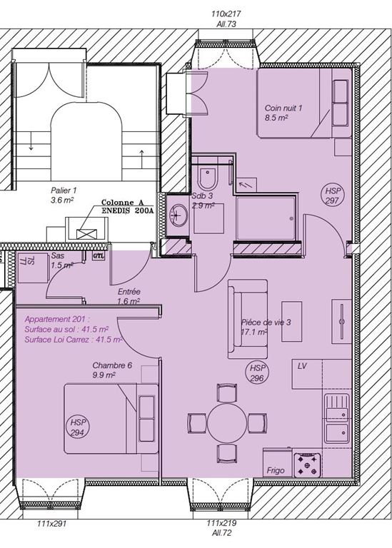 Appartement T3 ARGENTRE DU PLESSIS (35370) AGENCE DU PALAIS